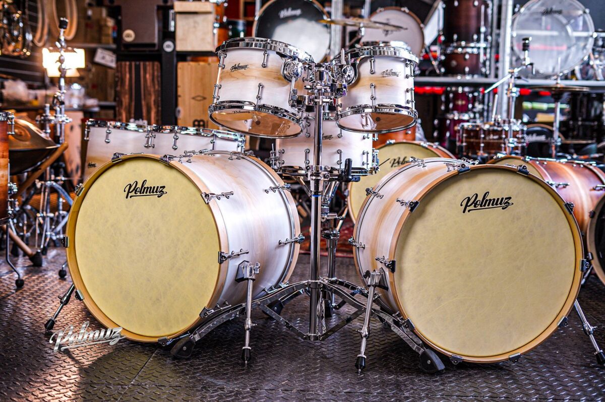 Polmuz Maple Model 1 - 2x22/10/12/14/16/14SD - White to natural Fade Polmuz Maple Model 1 - 2x22/10/12/14/16/14SD - White to natural Fade