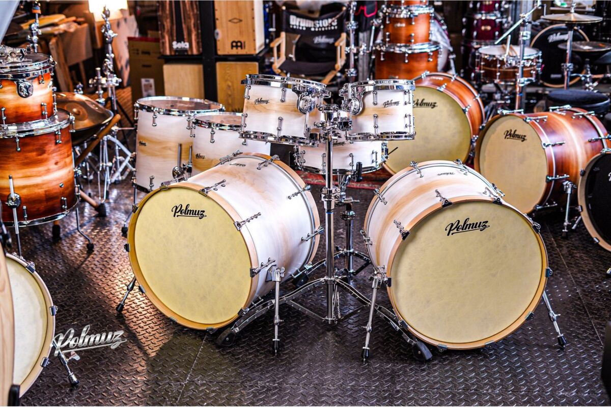 Polmuz Maple Model 1 - 2x22/10/12/14/16/14SD - White to natural Fade5 Polmuz Maple Model 1 - 2x22/10/12/14/16/14SD - White to natural Fade5