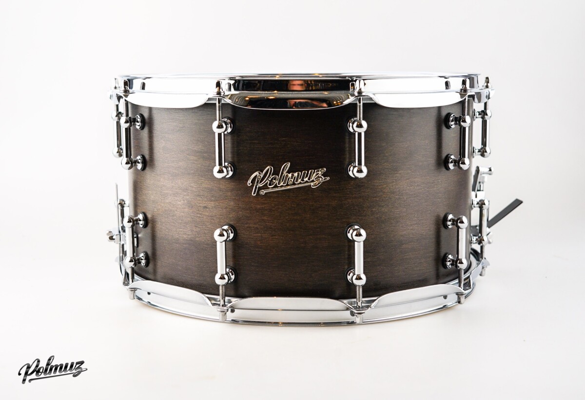 Polmuz Model 1 Maple snare 14x8 Satin Black Fade Polmuz Model 1 Maple snare 14x8 Satin Black Fade