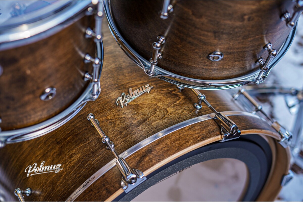 Polmuz drums Maple Model 1 - 20/10/12/16 - Satin Brown2 Polmuz drums Maple Model 1 - 20/10/12/16 - Satin Brown2