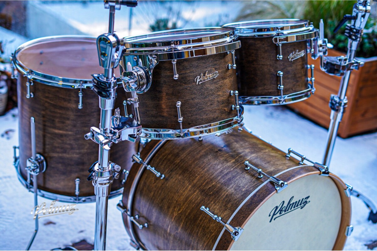 Polmuz drums Maple Model 1 - 20/10/12/16 - Satin Brown4 Polmuz drums Maple Model 1 - 20/10/12/16 - Satin Brown4