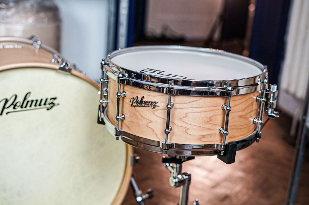 Polmuz drums Maple Model 1 - 22/10/12/14/16/14SD die cast - Satin natural wax oil6 Polmuz drums Maple Model 1 - 22/10/12/14/16/14SD die cast - Satin natural wax oil6