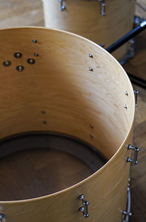 Polmuz drums Maple Model 1 - 22/10/12/14/16/14SD die cast - Satin natural wax oil3 Polmuz drums Maple Model 1 - 22/10/12/14/16/14SD die cast - Satin natural wax oil3