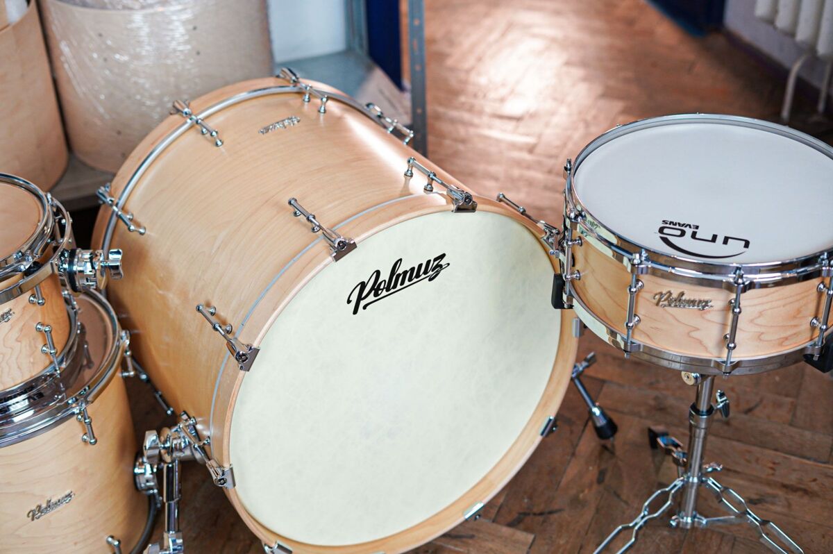 Polmuz drums Maple Model 1 - 22/10/12/14/16/14SD die cast - Satin natural wax oil7 Polmuz drums Maple Model 1 - 22/10/12/14/16/14SD die cast - Satin natural wax oil7