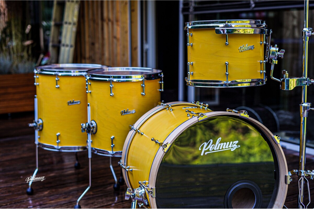 Polmuz drums Maple Model 1 KELLER - 20/12/14/16 - Yellow Wax2 Polmuz drums Maple Model 1 KELLER - 20/12/14/16 - Yellow Wax2