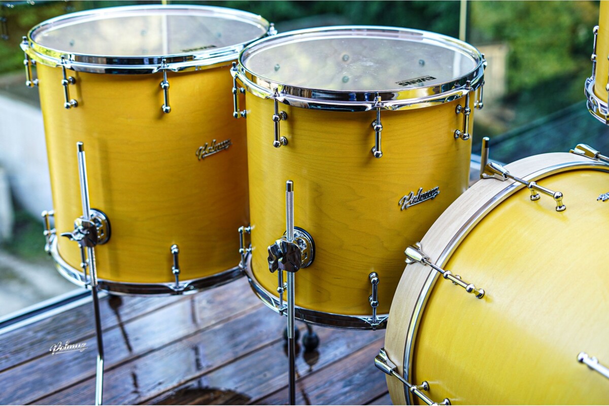 Polmuz drums Maple Model 1 KELLER - 20/12/14/16 - Yellow Wax7 Polmuz drums Maple Model 1 KELLER - 20/12/14/16 - Yellow Wax7
