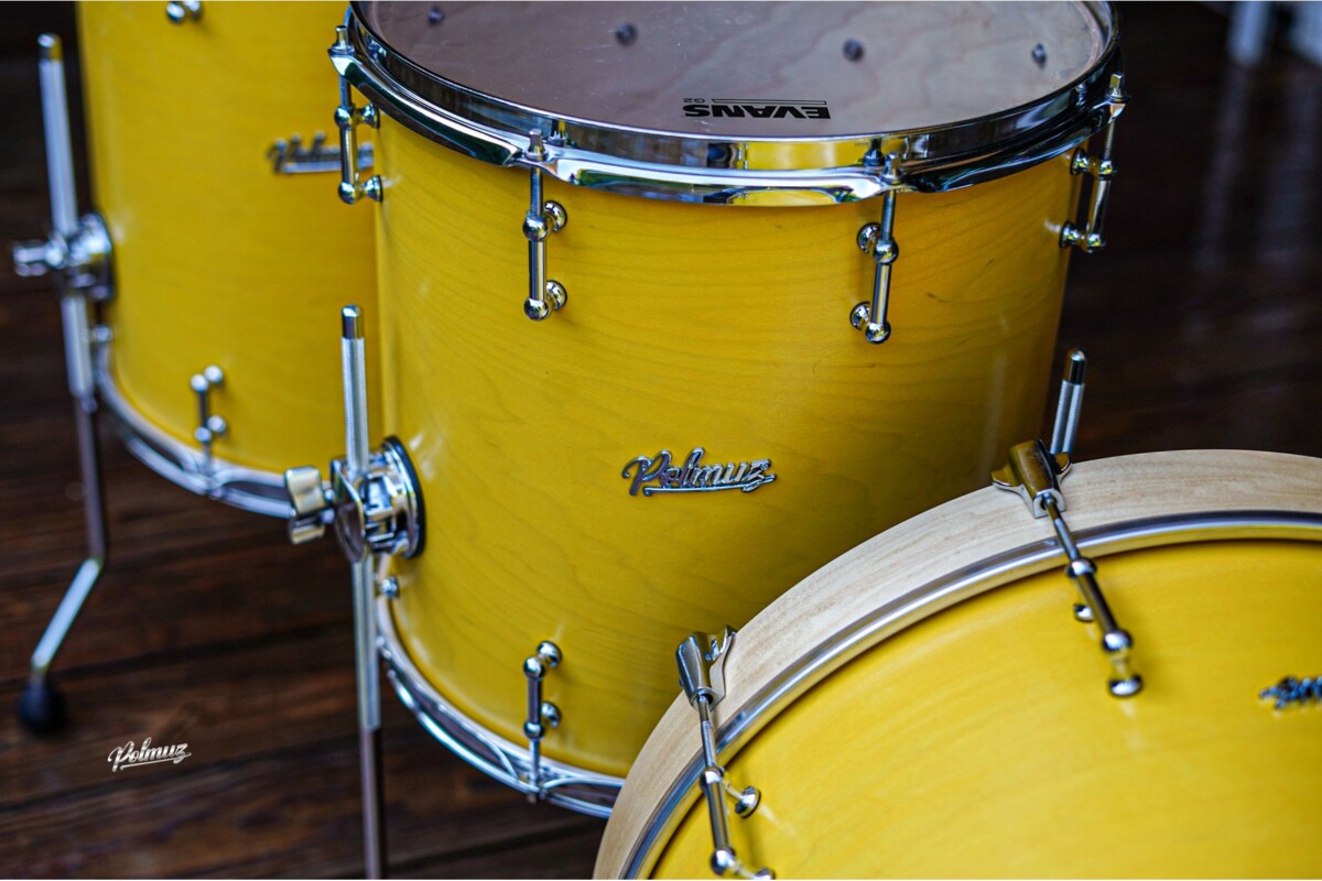 Polmuz drums Maple Model 1 KELLER - 20/12/14/16 - Yellow Wax4 Polmuz drums Maple Model 1 KELLER - 20/12/14/16 - Yellow Wax4