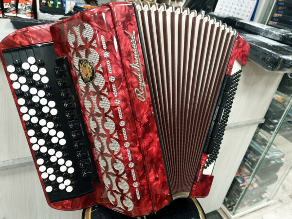 ROYAL STANDARD Romance 120 bas - Akordeon guzikowy Gryf B. ( produkcja Weltmeister DDR )