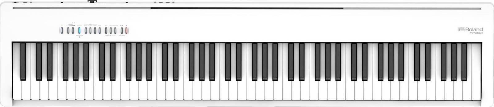 Roland FP-30X WH - pianino cyfrowe + sustain + pulpit1 Roland FP-30X WH - pianino cyfrowe + sustain + pulpit1