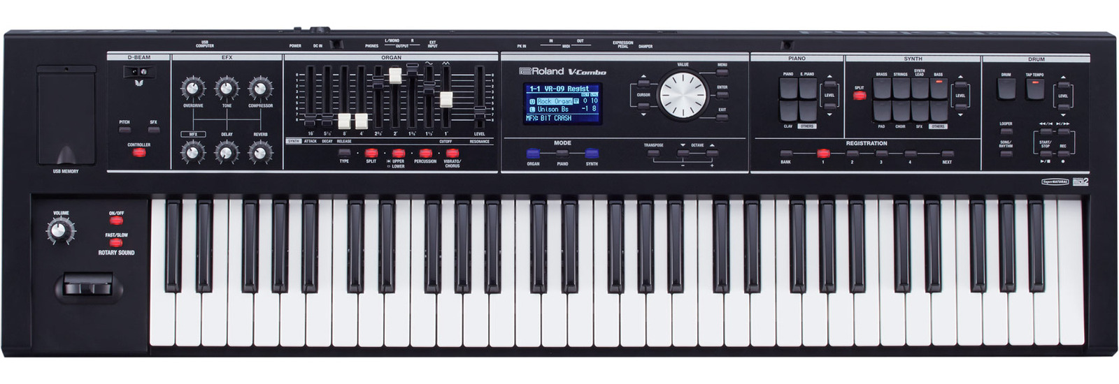Roland VR-09B keyboard - ekspozycja Roland VR-09B keyboard - ekspozycja