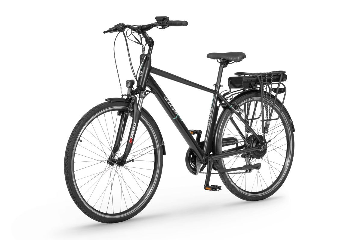Rower elektryczny EcoBike Traffic M Black1 Rower elektryczny EcoBike Traffic M Black1