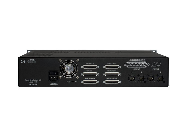 Rupert Neve Designs 5059 Satellite - 16x2+2 Summing Mixer0 Rupert Neve Designs 5059 Satellite - 16x2+2 Summing Mixer0
