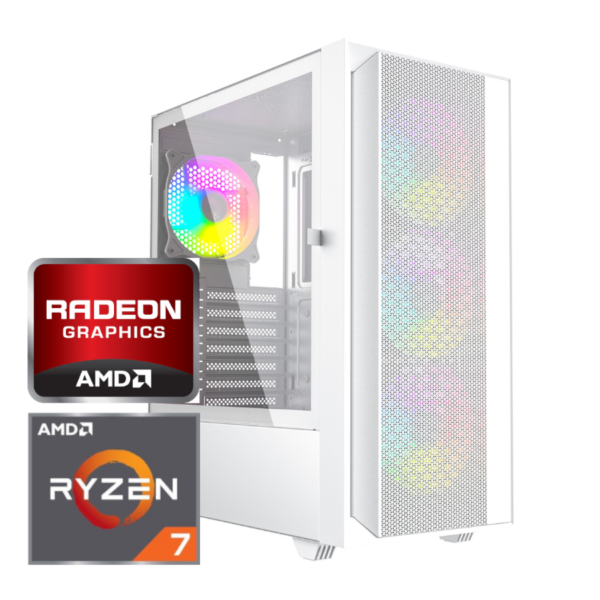 Komputer gamingowy | Ryzen 7 7800X3D 32GB RAM 1TB SSD Radeon RX 9060 XT 16GB Win 11 WiFi