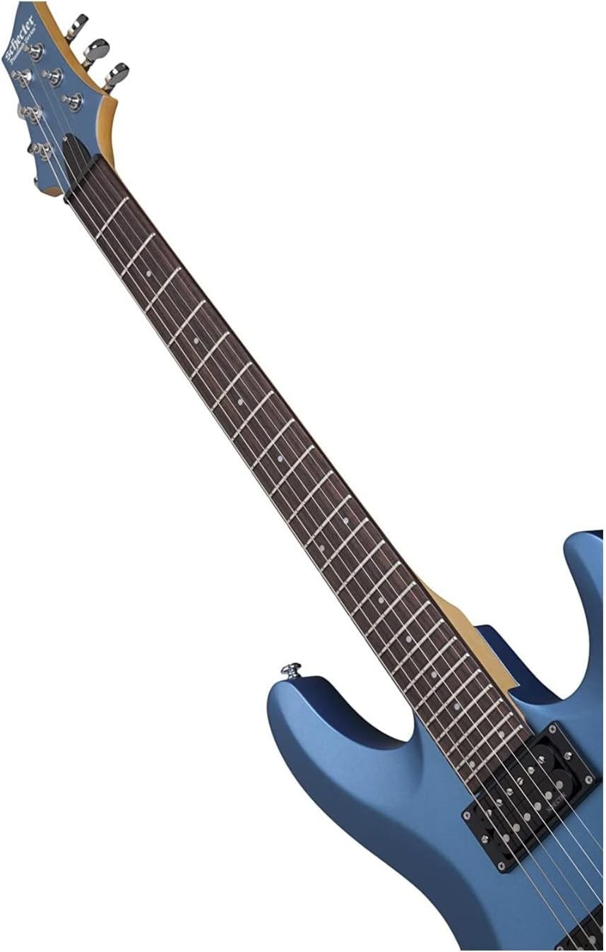 Schecter C-6 Deluxe, Satin Metallic Light Blue - Gitara elektryczna4 Schecter C-6 Deluxe, Satin Metallic Light Blue - Gitara elektryczna4