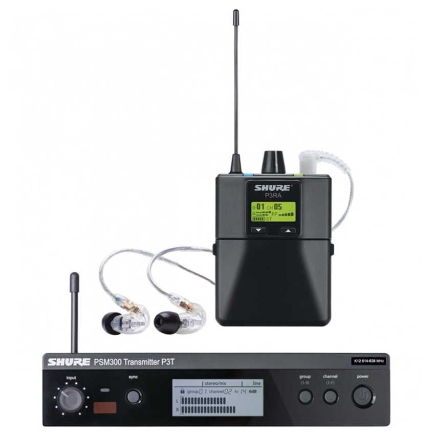 Shure P3TERA215CL PSM300 zestaw bezprzew odsłuch Shure P3TERA215CL PSM300 zestaw bezprzew odsłuch