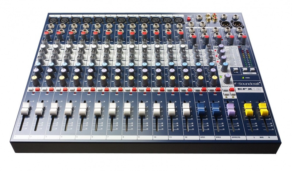 Soundcraft EFX 12 - mikser analogowy audio0 Soundcraft EFX 12 - mikser analogowy audio0