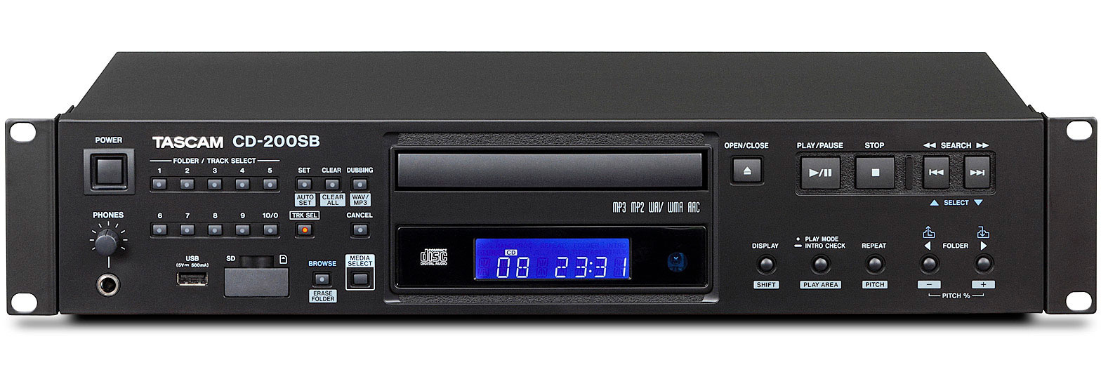 Tascam CD-200SB - odtwarzacz CD / SD / USB Tascam CD-200SB - odtwarzacz CD / SD / USB