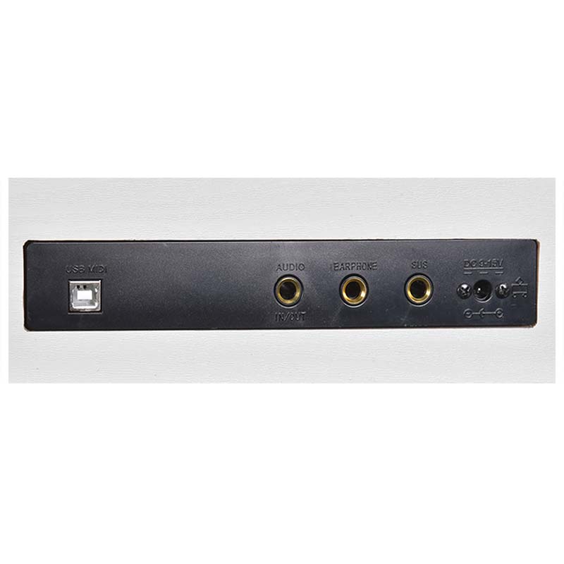 V-TONE BL-8808 WH pianino cyfrowe do nauki USB MIDI białe + ława4 V-TONE BL-8808 WH pianino cyfrowe do nauki USB MIDI białe + ława4