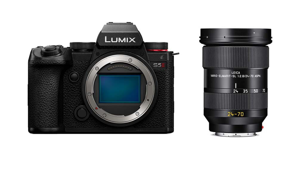 Zestaw Panasonic LUMIX S5II + Leica 24–70 f/2.8 mm Vario-Elmarit-SL ASPH Zestaw Panasonic LUMIX S5II + Leica 24–70 f/2.8 mm Vario-Elmarit-SL ASPH