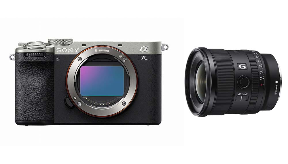 Zestaw street: Aparat cyfrowy Sony A7C II body srebrny - ILCE7CM2S + FE 20 mm f/1,8 G - SEL20F18G Zestaw street: Aparat cyfrowy Sony A7C II body srebrny - ILCE7CM2S + FE 20 mm f/1,8 G - SEL20F18G