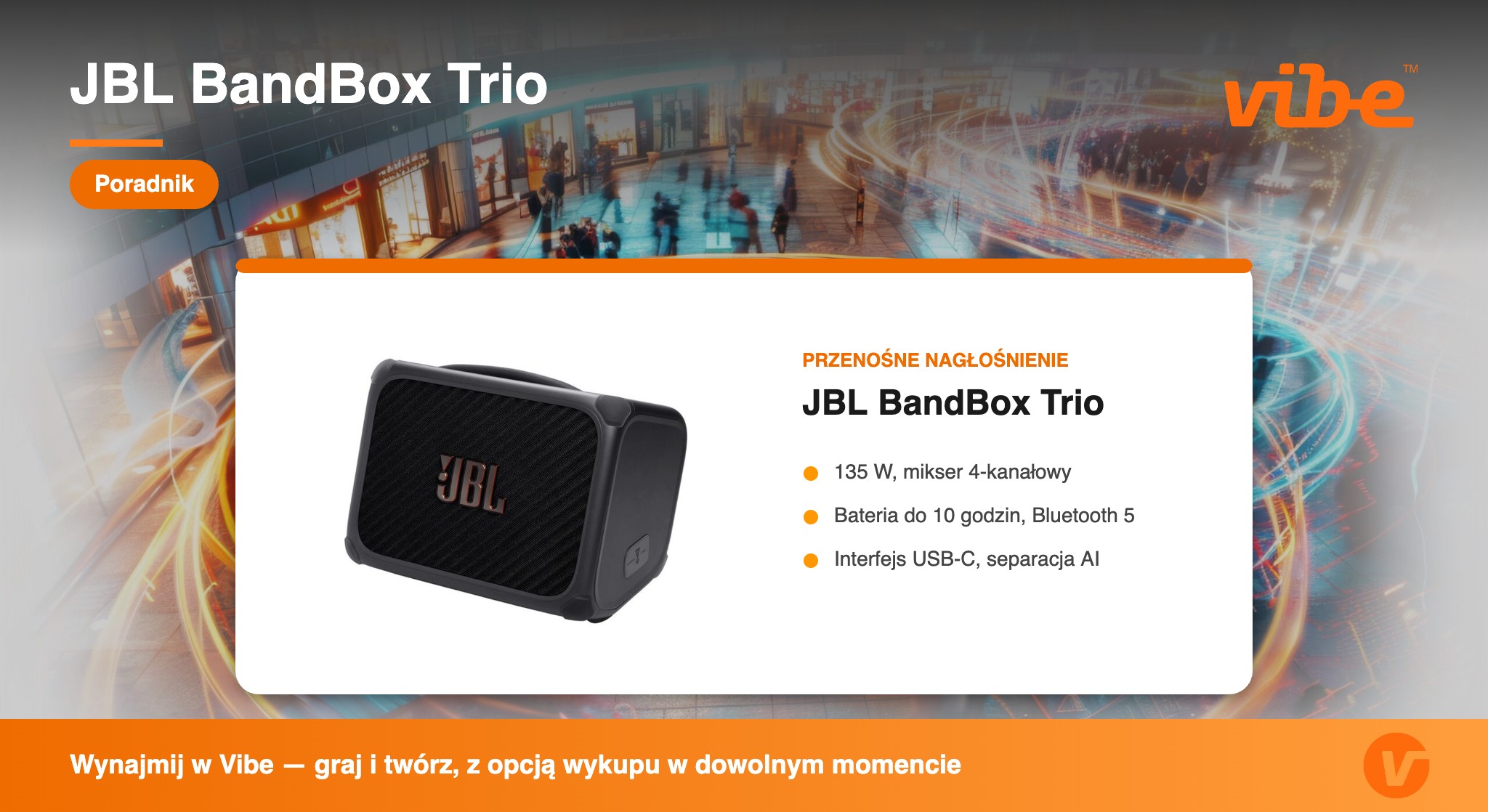 JBL BandBox Trio — Vibe
